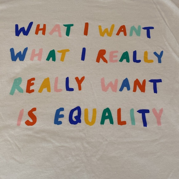 NWT The Style Club Equality 🌈 Graphic Tee ❤️ 💯 Cotton Size 1X - Picture 3 of 9